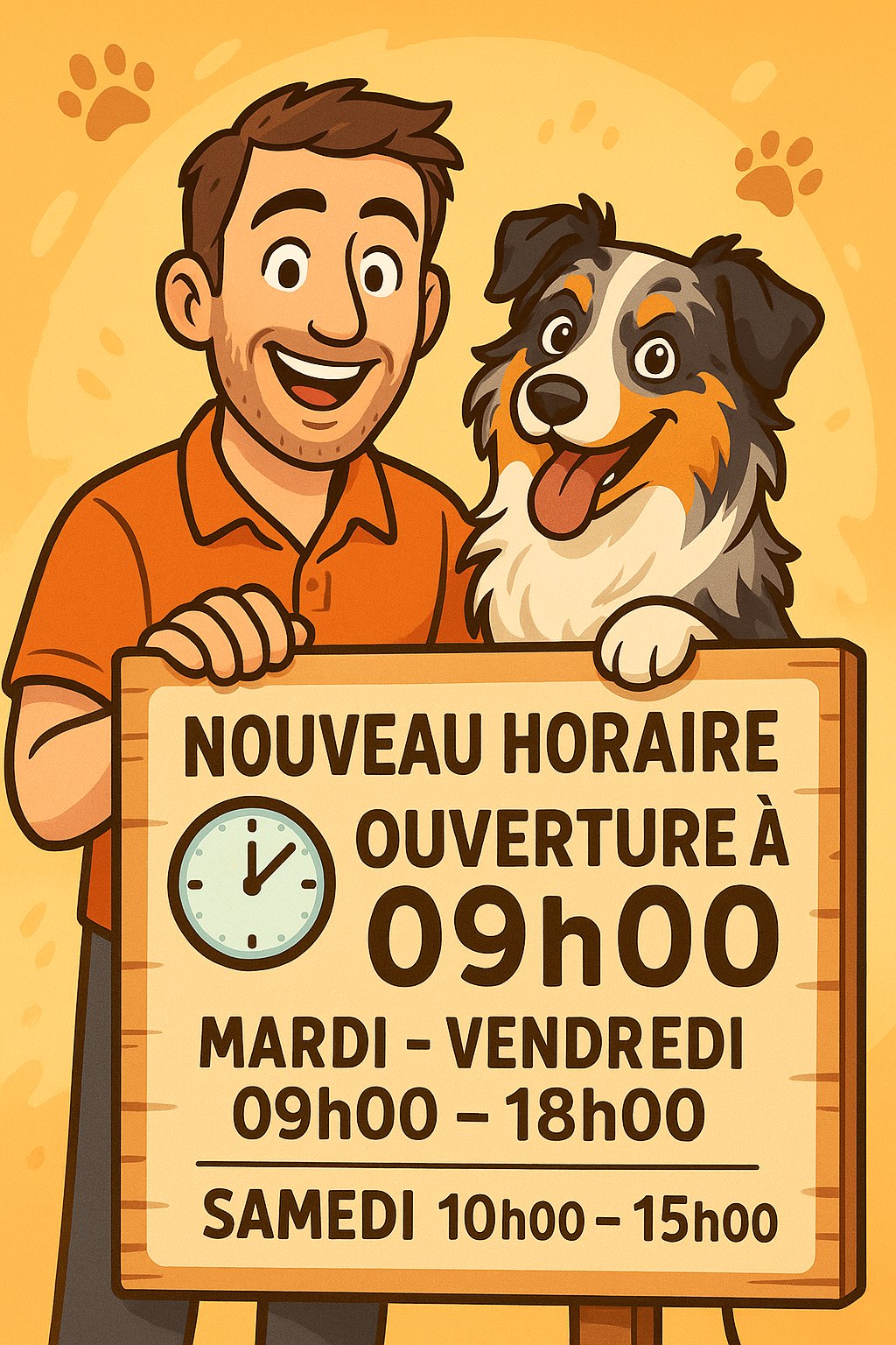 Nouveau horaire AcroDog